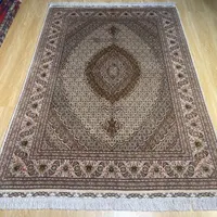 فرش ۳ متری تبریز طرح ماهی کمال الملک