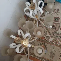 دو عدد لوستر بالامپ