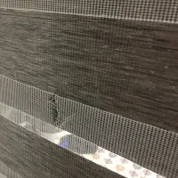 پرده زبرا قهوه ای تیره|پرده، رانر، رومیزی|رشت, گلسار|دیوار