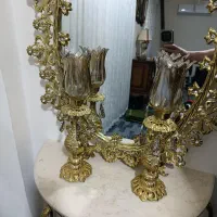 آینه شمعدون بسیارتمیز در حد نو 12.500