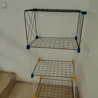 قفسه مشبک 4طبقه طبقه 50سانتی بزرگ فلزی|کتابخانه، شلف، قفسه‌های دیواری|شیراز, شهدای شهرک سعدی|دیوار