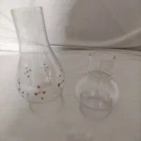 شیشه چراغ روشنایی وشمعی