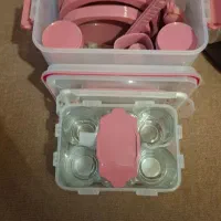 پلاسکو سرویس آشپزخونه.جا قاشقی استیل سرویس حمام|ظروف نگهدارنده، پلاستیکی، یک‌بارمصرف|اصفهان, شیخ اشراق|دیوار