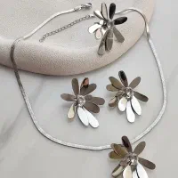 نیمست استیل همراه با انگشتر 2998