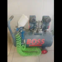 پمپ بادی ۵۰ لیتری همراه با پیستوله رنگ