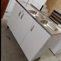 سینک کابینت هایگلاس سفید پرداخت درب منزل|مصالح و تجهیزات ساختمان|تهران, امین حضور|دیوار