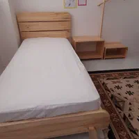 تخت خواب تمام چوب|تخت و سرویس خواب|نیشابور, رحمت آباد|دیوار