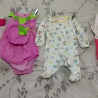 تعدادی لباس نوزاد نو وکارکرد وتمیز