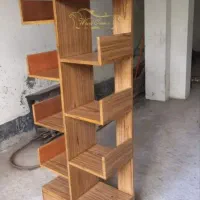 جاکتابی شیک و کم جا و جادار نو با نور مخفی