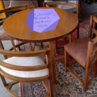 تولید میزوصندلی چوبی کم جا