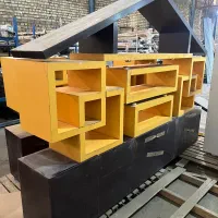 ویترین mdf طرح کلبه کاملا سالم