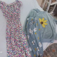 بلوز و شلوار حوله ای و ساحلی دخترانه