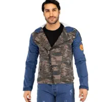 کاپشن چرم،لی، تیشرت گُل دار،اسلش ارتشی|لباس|استهبان, |دیوار