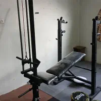 دستگاه خانگی ۴۲ کاره به همراه دمبل بتنی