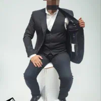 کت شلوار جلیقه دامادی لوکس|لباس|کرمان, |دیوار