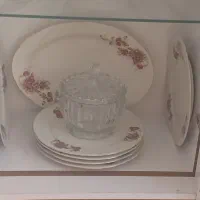 ست چینی گل سرخ|ظروف سرو و پذیرایی|کهریزک, |دیوار