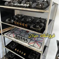 اجاق گاز رومیزی توکار سه چهار پنج شعله صفحه شیشه