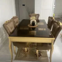 میز غذا خوری ۶ نفره ب همراه صندلی