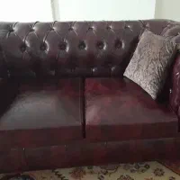 مبل چستر چرمی. در حد نو|مبلمان خانگی و میز عسلی|تهران, سلسبیل شمالی|دیوار