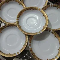 نعلبکی لب طلایی درجه یک