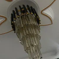 لوستر پذیرایی|لوستر و چراغ آویز|اندیشه, شهرک صدف|دیوار