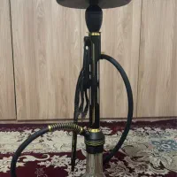 قلیان فلزی اسپرت استارباز مشکی طلایی|کلکسیون و سرگرمی|اصفهان, باغ فدک|دیوار