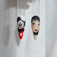 مدل برای کاشت ناخن با طراحی رایگان