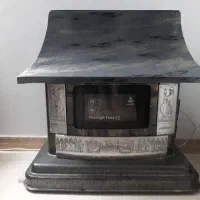 بخاری گازی طرح شومینه