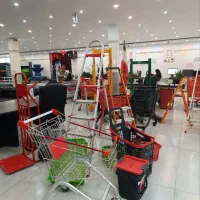 سبد میوه،استند، چرخ دستی و ویترین کارکرده و نو