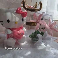 گیفت و هدیه .گل جاودان و عروسک .باکس کیف