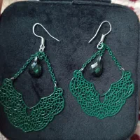 اکسسوری.گوشواره سبز
