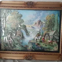 تابلو قدیمی سه بعدی