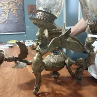 لوستر فرشته انتیک۴ شعله