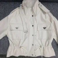 کت چرم زنانه یقه سگک دار