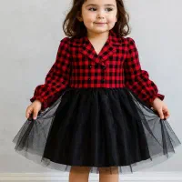 پیراهن یلدایی دخترانه 3 سال