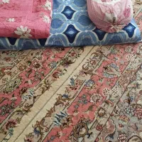 ست لحاف، کاور لحاف گلدوزی دو نفره|رختخواب، بالش، پتو|تبریز, |دیوار