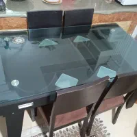 میز ناهار خوری ۶ نفره|میز و صندلی غذاخوری|نوشهر, |دیوار