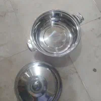 دیگ استیلی دو لایه خارجی