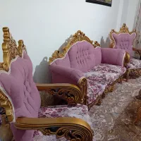 مبل نیم سلطنتی ۷نفر|مبلمان خانگی و میز عسلی|محلات, |دیوار