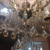 دو عدد لوستر برنجی درحد|لوستر و چراغ آویز|شهریار, شهریار|دیوار