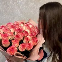 دسته گل روبانی