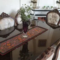 مبلمان و ناهارخوری استیل مدل مدالیوم