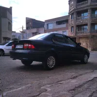 سمند 1385 مشکی|خودرو سواری و وانت|سقز, |دیوار