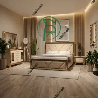 سرویس خواب آرمیتاژ تخت دو نفره تشک تخت خواب