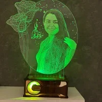 چراغ طرح ماه اسپیکر دار سفارشی کادو تولد