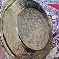 سینی عتیقه برنجی مسی قدمت دار