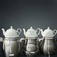 کتری قوری شیردار 5 لیتریknt