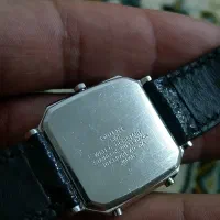 انگشتر نقره یاقوت معدنی و ساعت دوزمانه اورینت|جواهرات|سقز, |دیوار