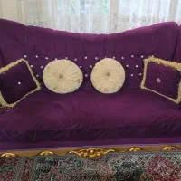 یک مبل 6 نفره و 1 میز تلفن|مبلمان خانگی و میز عسلی|ورامین, ورامین|دیوار