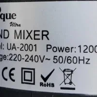 همزن برقی دستی همزن مخلوط کن ۱۲۰۰ وات یونیک Unique|خردکن، آسیاب، غذاساز|تبریز, |دیوار